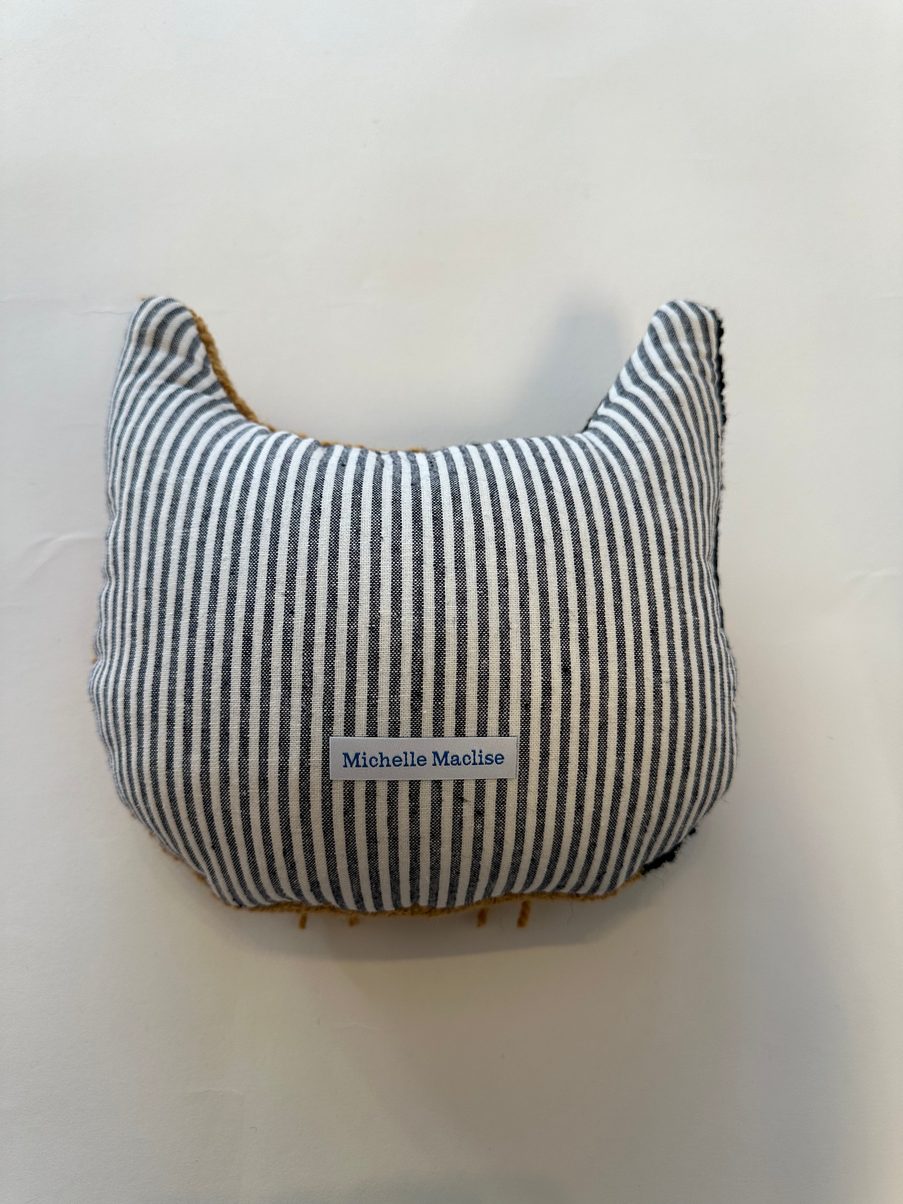 Brown & Black Cat Pillow